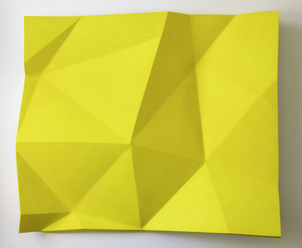 paper fold yellow