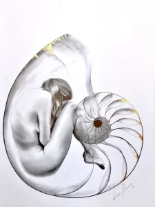 Golden shell - Lara Annina - Kroon Gallery