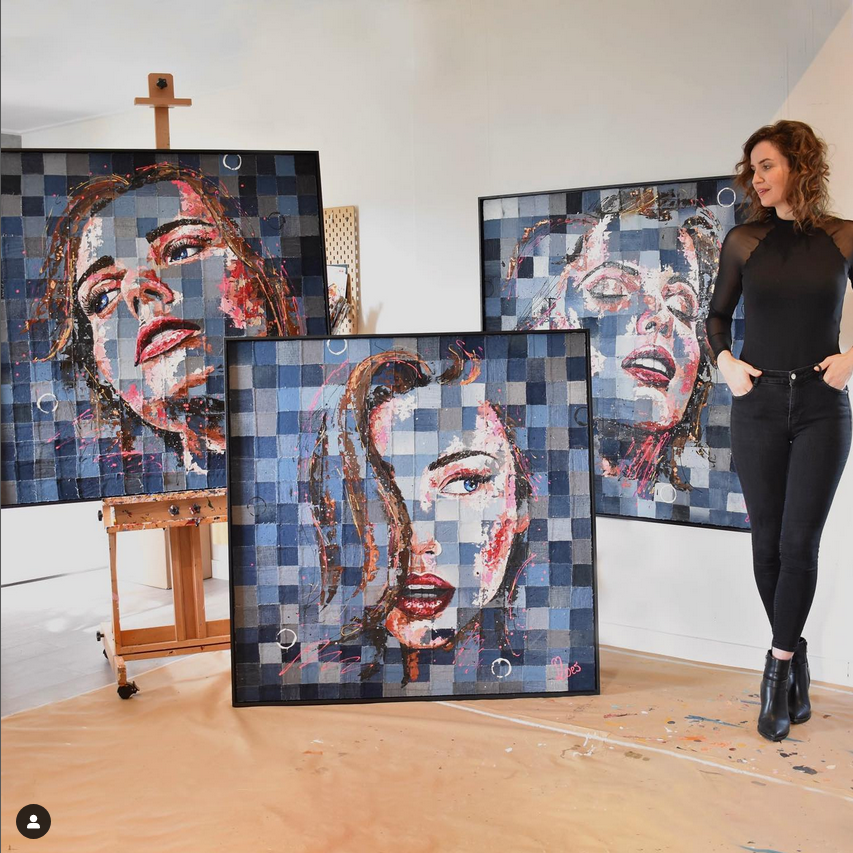 Denim Darling - By Marloes Nydam (SOLD) - Kroon Gallery