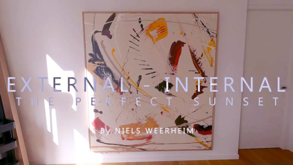 External Internal - The perfect Sunset - Created during Drowning man festival 2023 - Niels Weerheim Art - Kroon gallery