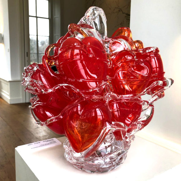 a swirll of glass kisses - by Michel Poort - (Icon nr 014) Kroon gallery