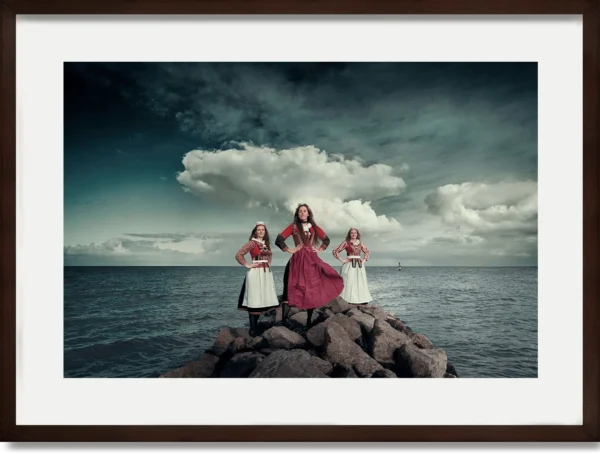 Kim, Tess & Maaike | Marken, Noord-Holland | The Netherlands - by Jimmy Nelson - Kroon Gallery